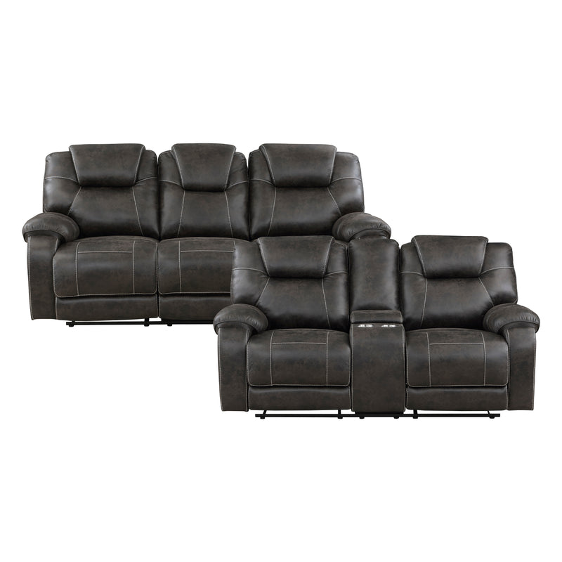 Gainesville-2pc Set: Sofa, Love image