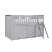 Orion-(6) Low Loft Bunk with Bookcase and 2 Dressers image