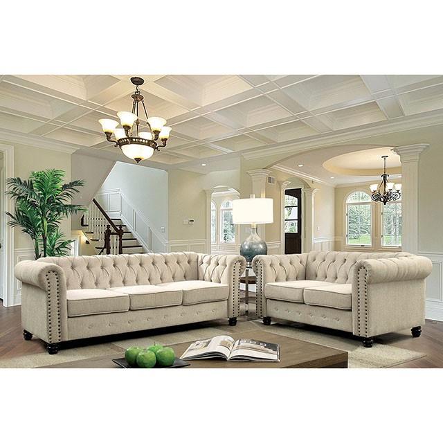 Winifred Ivory Love Seat