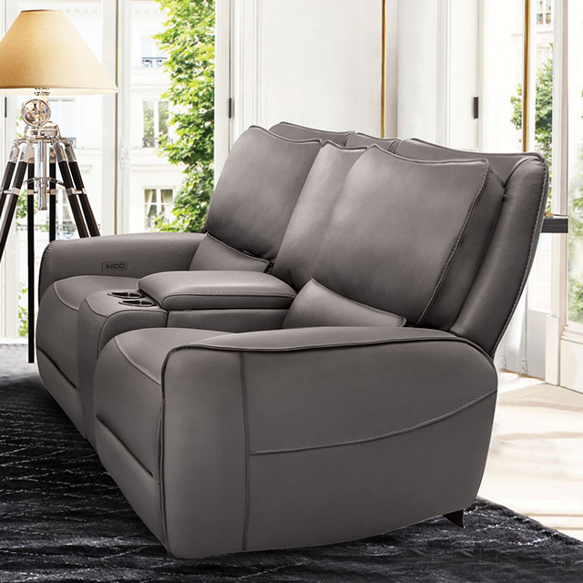PHINEAS Power Loveseat, Gray