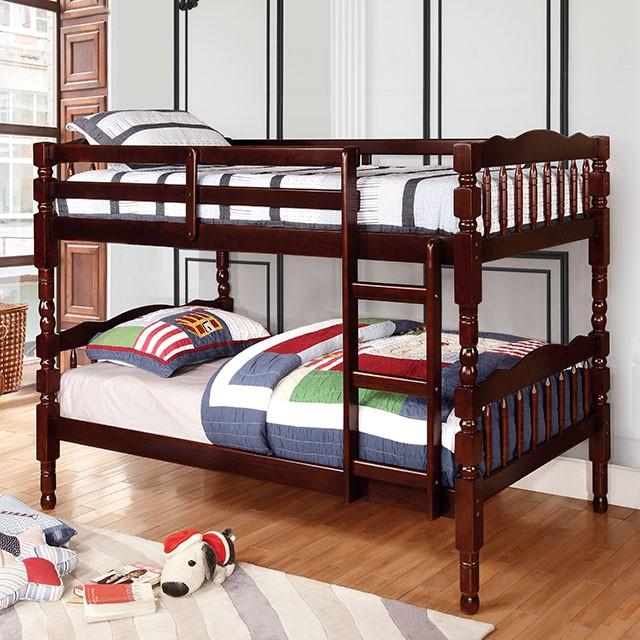 Catalina Dark Walnut Twin/Twin Bunk Bed